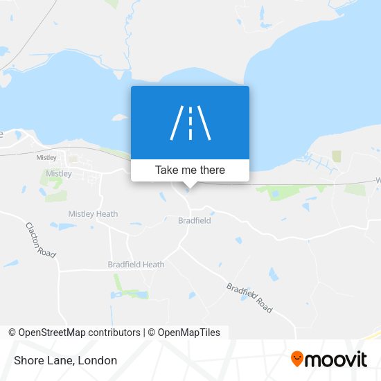 Shore Lane map