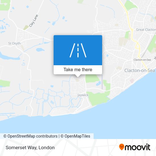 Somerset Way map