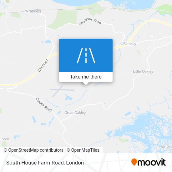 South House Farm Road map