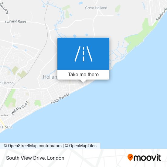 South View Drive map