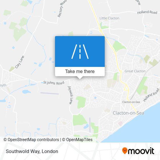 Southwold Way map