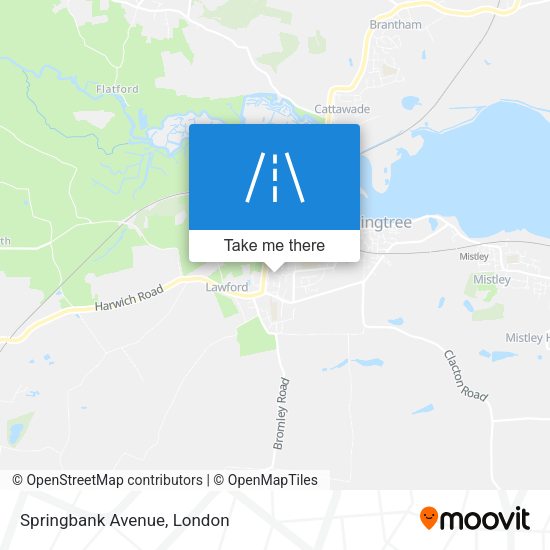 Springbank Avenue map