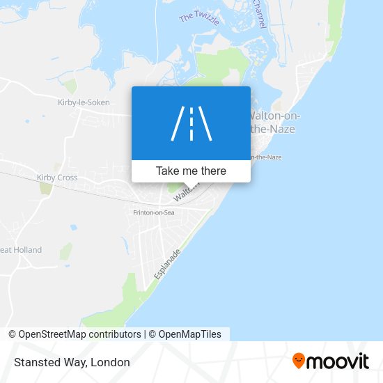 Stansted Way map