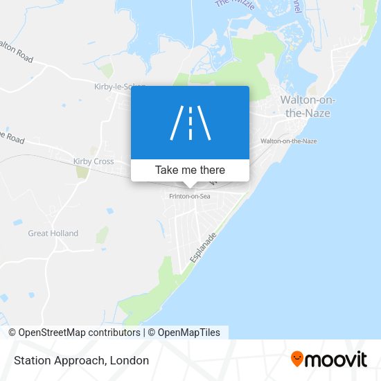 Station Approach map