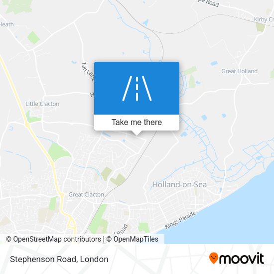 Stephenson Road map