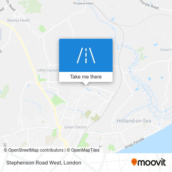 Stephenson Road West map