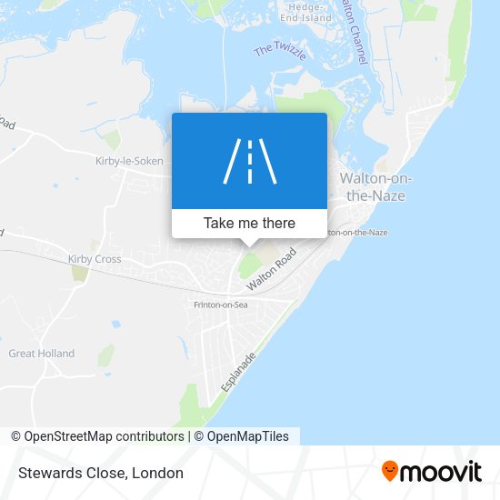 Stewards Close map