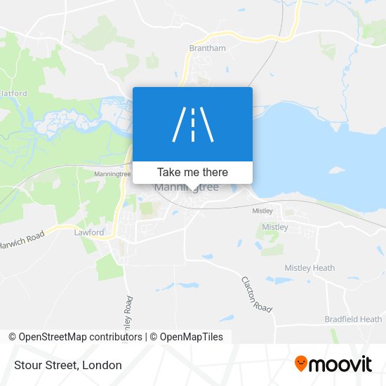 Stour Street map