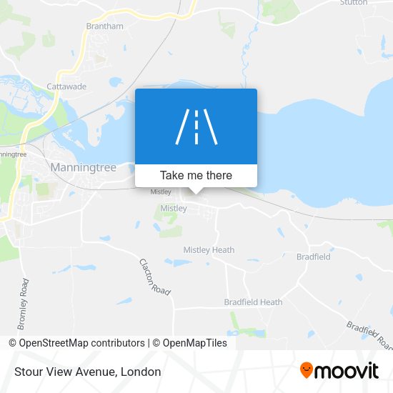Stour View Avenue map