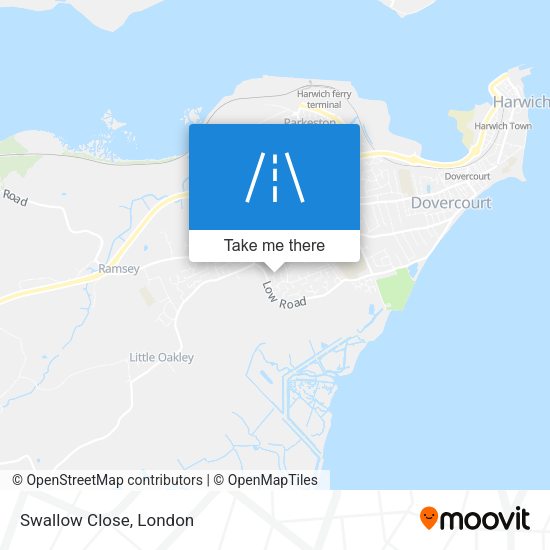 Swallow Close map