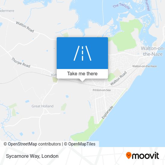 Sycamore Way map