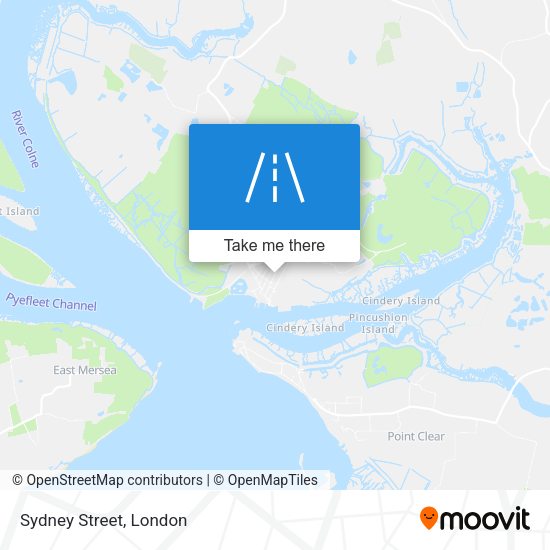 Sydney Street map