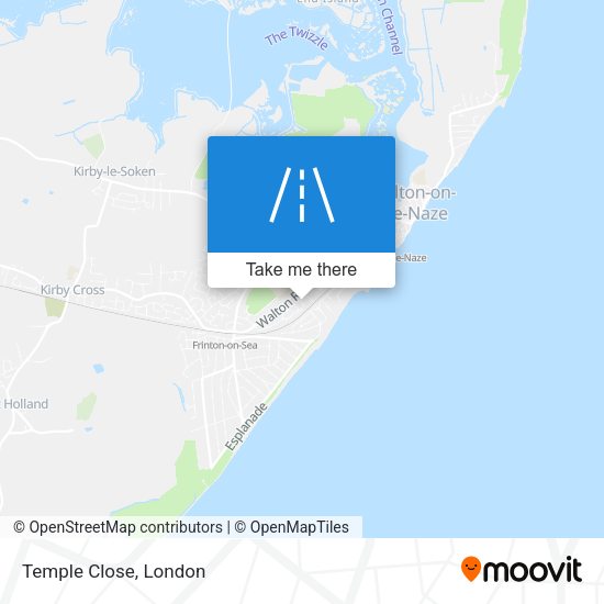 Temple Close map