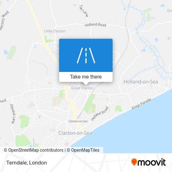 Terndale map
