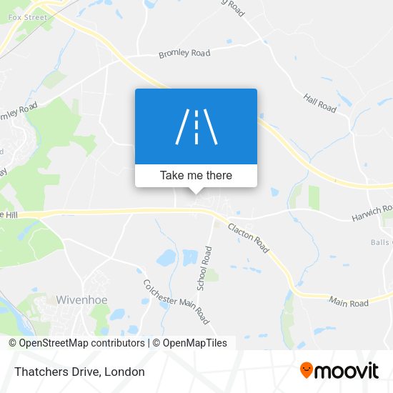 Thatchers Drive map