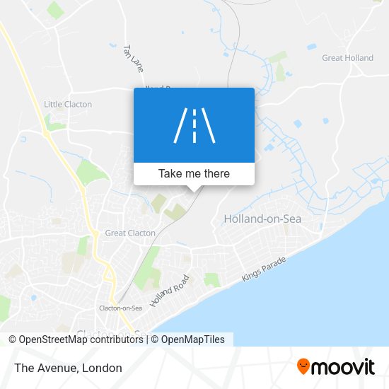 The Avenue map