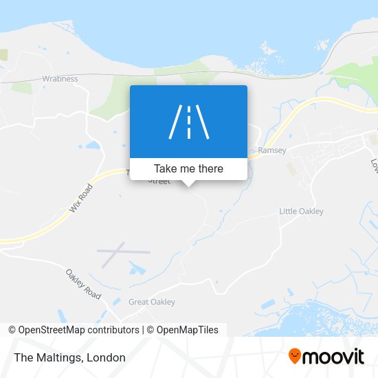 The Maltings map