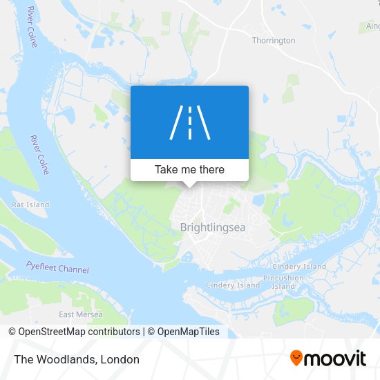 The Woodlands map