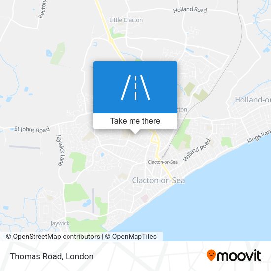 Thomas Road map