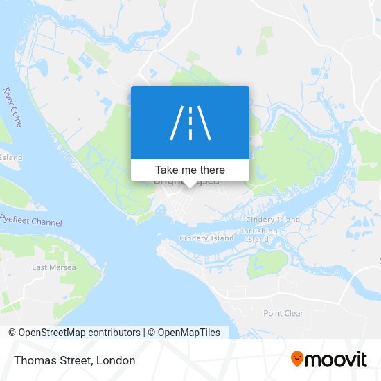 Thomas Street map