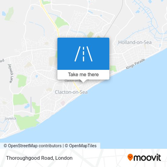Thoroughgood Road map