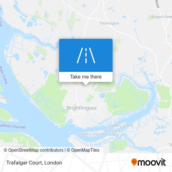 Trafalgar Court map