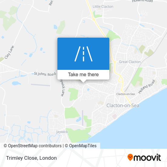 Trimley Close map