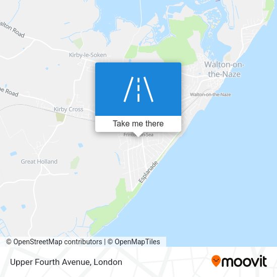 Upper Fourth Avenue map