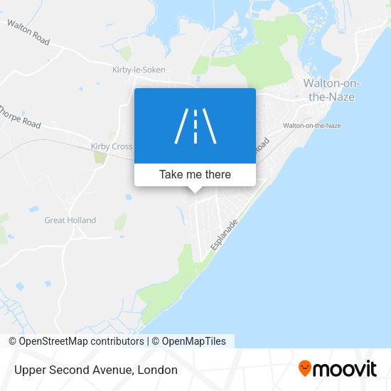 Upper Second Avenue map