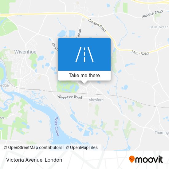 Victoria Avenue map