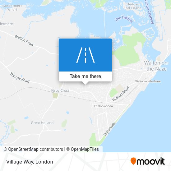 Village Way map