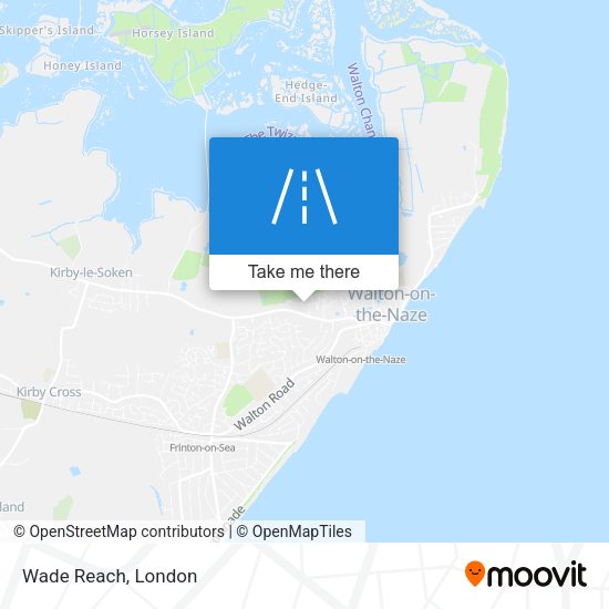 Wade Reach map
