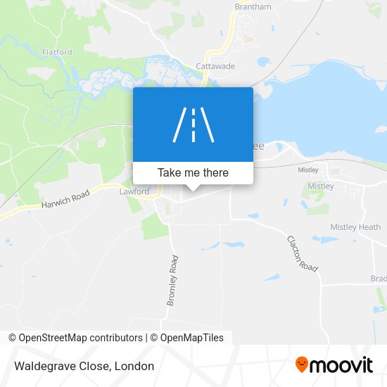 Waldegrave Close map