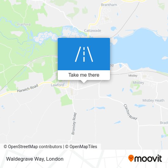 Waldegrave Way map
