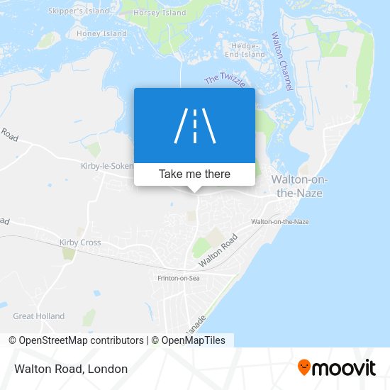Walton Road map