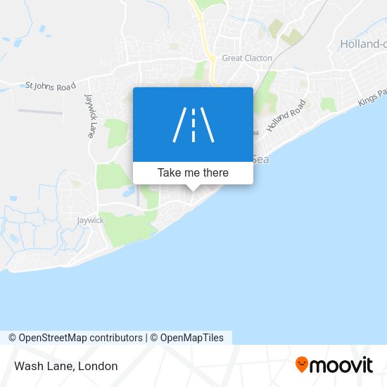 Wash Lane map