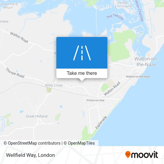 Wellfield Way map