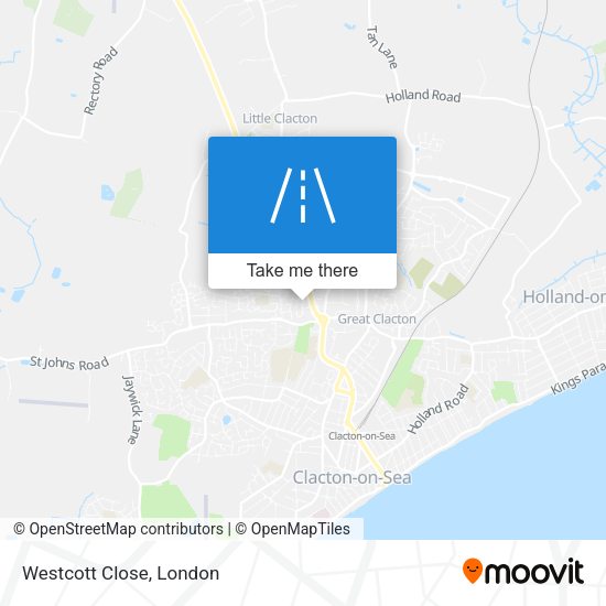Westcott Close map