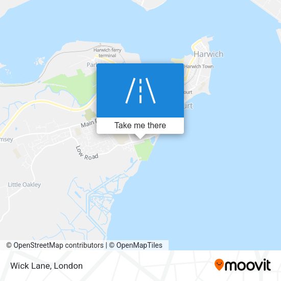 Wick Lane map