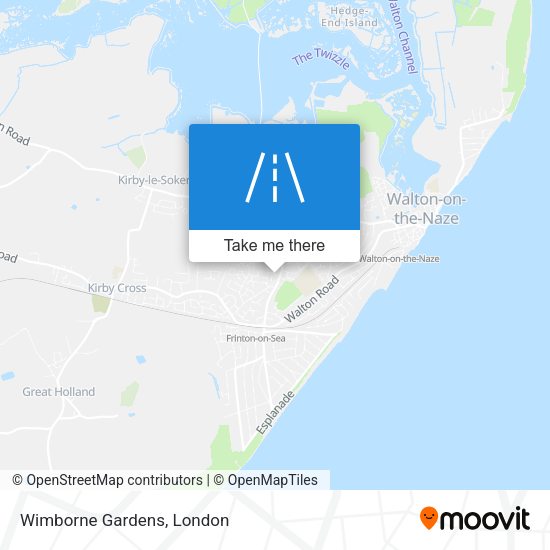 Wimborne Gardens map