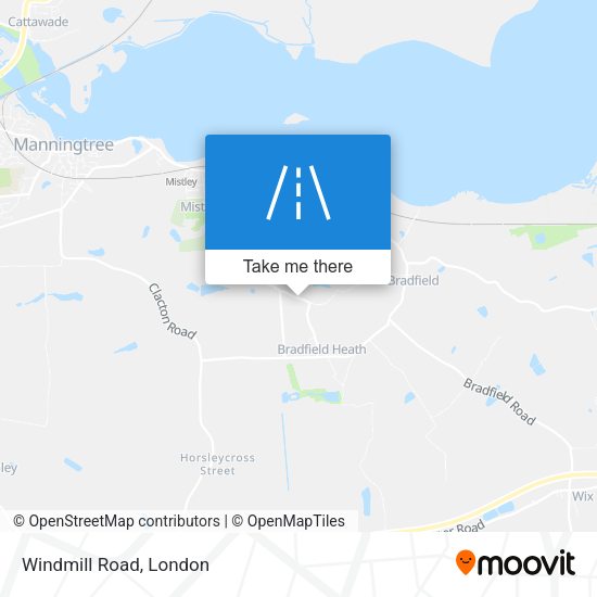 Windmill Road map