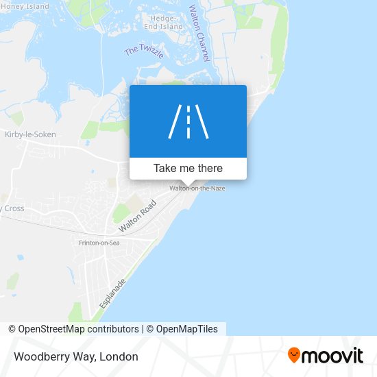 Woodberry Way map