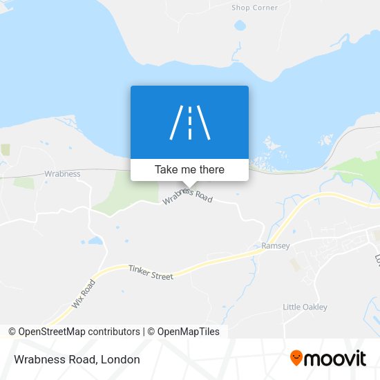 Wrabness Road map