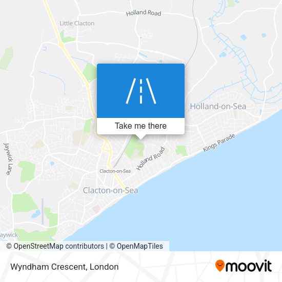 Wyndham Crescent map