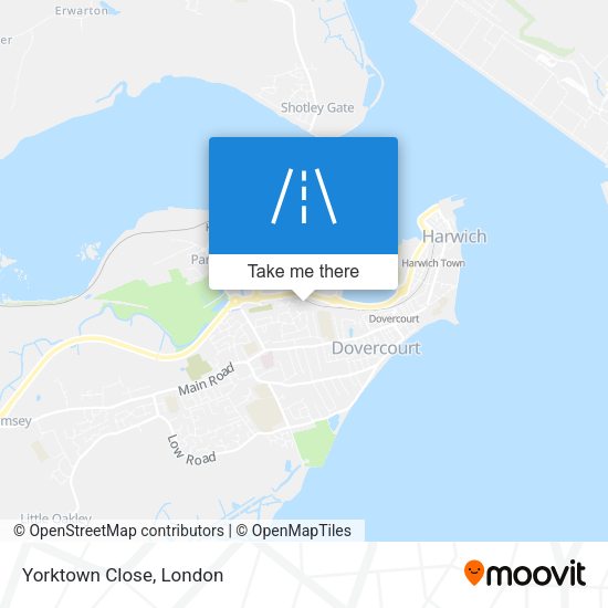 Yorktown Close map