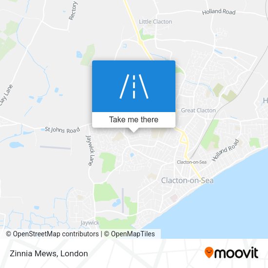 Zinnia Mews map