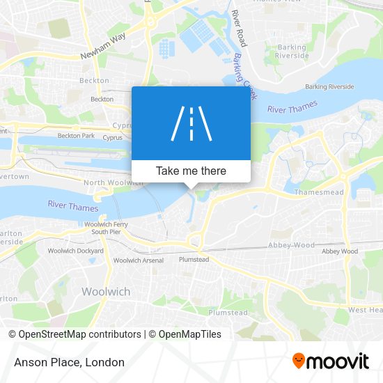 Anson Place map