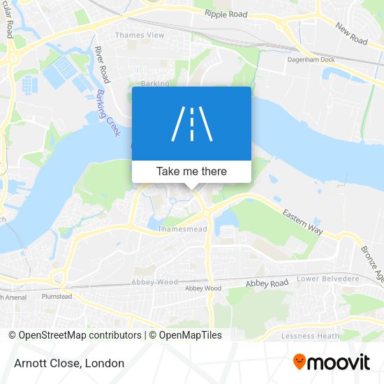 Arnott Close map
