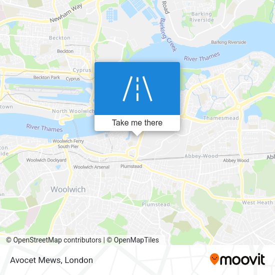 Avocet Mews map