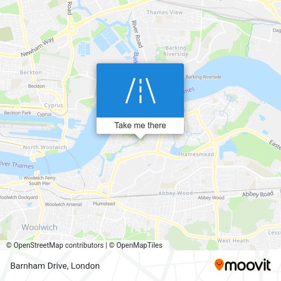 Barnham Drive map